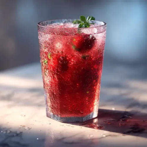 recette Soda artisanal fraise-basilic